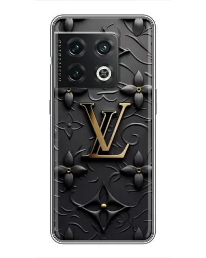 Чехол для OnePlus 10 Pro с картинкой «Кожаная текстура LV» Чехол для OnePlus 10 Pro с картинкой «Кожаная текстура LV»