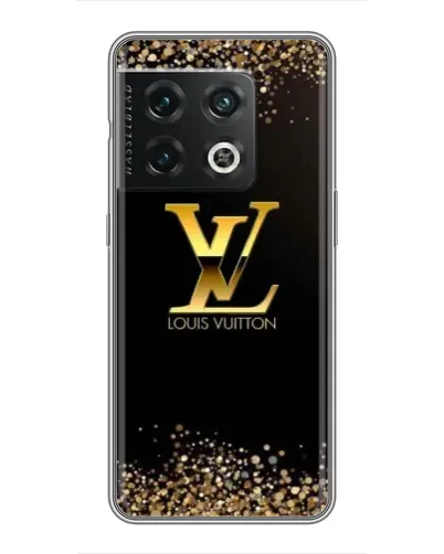 Чехол для OnePlus 10 Pro с картинкой «LV — золотые искры» Чехол для OnePlus 10 Pro с картинкой «LV — золотые искры»
