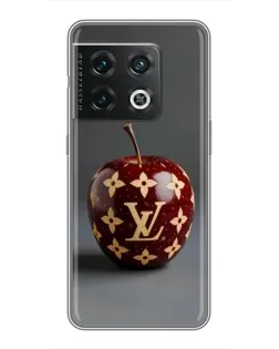 Чехол для OnePlus 10 Pro с картинкой «Красное яблоко LV»