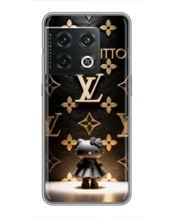 Чехол для OnePlus 10 Pro с картинкой «Монограмма с фигурой»