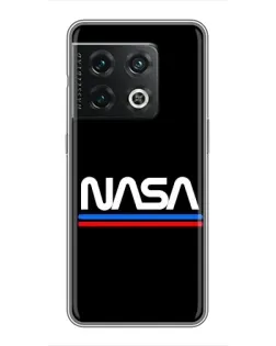Чохол для OnePlus 10 Pro з картинкою «NASA — класика Red Blue» Чохол для OnePlus 10 Pro з картинкою «NASA — класика Red Blue»