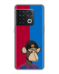 Чохол для OnePlus 10 Pro з картинкою «Bored Ape — фанат Барси»