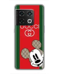 Чохол для OnePlus 10 Pro з картинкою «Gucci — смуги та Міккі» Чохол для OnePlus 10 Pro з картинкою «Gucci — смуги та Міккі»