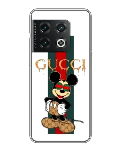 Чохол для OnePlus 10 Pro з картинкою «Міккі Маус Gucci — смуги» Чохол для OnePlus 10 Pro з картинкою «Міккі Маус Gucci — смуги»