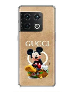 Чохол для OnePlus 10 Pro з картинкою «Міккі Маус Gucci — крафт» Чохол для OnePlus 10 Pro з картинкою «Міккі Маус Gucci — крафт»