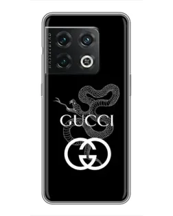 Чохол для OnePlus 10 Pro з картинкою «Gucci — срібна змія» Чохол для OnePlus 10 Pro з картинкою «Gucci — срібна змія»