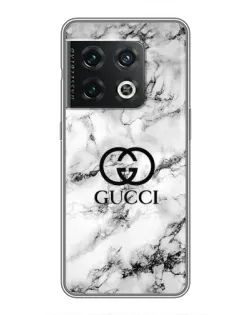 Чохол для OnePlus 10 Pro з картинкою «Gucci — мармуровий шик» Чохол для OnePlus 10 Pro з картинкою «Gucci — мармуровий шик»
