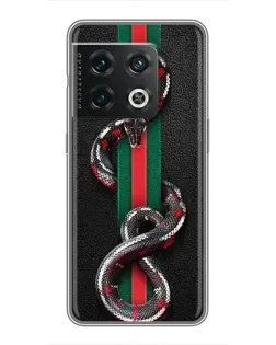 Чохол для OnePlus 10 Pro з картинкою «Gucci — змія на смузі» Чохол для OnePlus 10 Pro з картинкою «Gucci — змія на смузі»