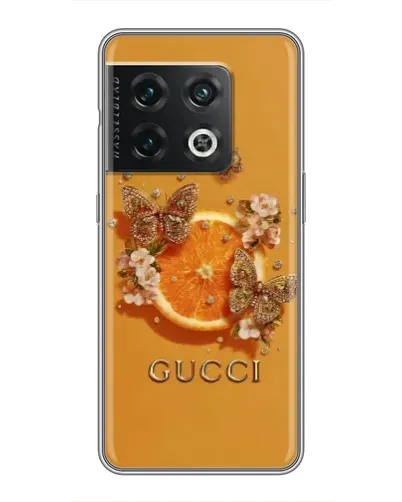 Чохол для OnePlus 10 Pro з картинкою «Gucci — золоті метелики» Чохол для OnePlus 10 Pro з картинкою «Gucci — золоті метелики»