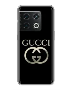 Чохол для OnePlus 10 Pro з картинкою «Gucci — золото на чорному» Чохол для OnePlus 10 Pro з картинкою «Gucci — золото на чорному»