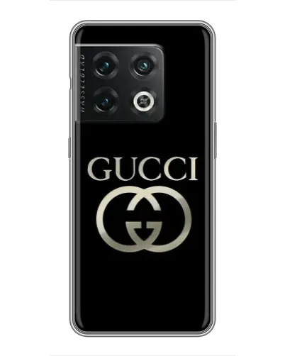 Чохол для OnePlus 10 Pro з картинкою «Gucci — золото на чорному» Чохол для OnePlus 10 Pro з картинкою «Gucci — золото на чорному»