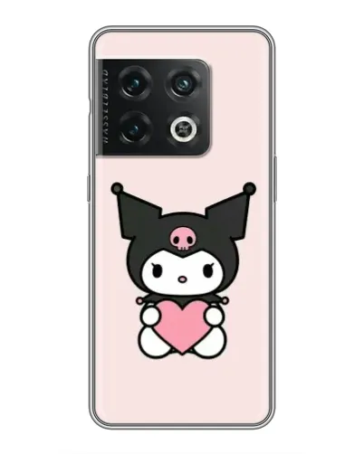 Чохол для OnePlus 10 Pro з картинкою «Kuromi та серце»