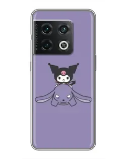 Чохол для OnePlus 10 Pro з картинкою «Kuromi на ліловому фоні» Чохол для OnePlus 10 Pro з картинкою «Kuromi на ліловому фоні»