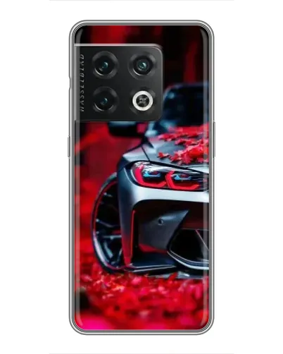 Чохол для OnePlus 10 Pro з картинкою «Спортивна BMW та квіти» Чохол для OnePlus 10 Pro з картинкою «Спортивна BMW та квіти»