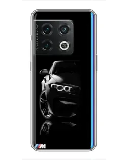 Чохол для OnePlus 10 Pro з картинкою «Силует BMW в темряві»