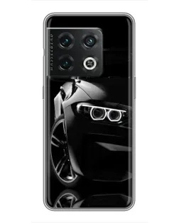 Чехол для OnePlus 10 Pro с картинкой «Черная BMW — профиль» Чехол для OnePlus 10 Pro с картинкой «Черная BMW — профиль»