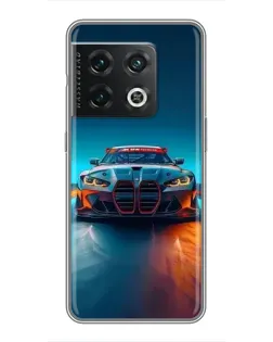 Чехол для OnePlus 10 Pro с картинкой «BMW — огни неона» Чехол для OnePlus 10 Pro с картинкой «BMW — огни неона»