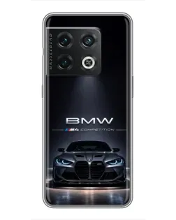 Чехол для OnePlus 10 Pro с картинкой «BMW сквозь ночной город» Чехол для OnePlus 10 Pro с картинкой «BMW сквозь ночной город»