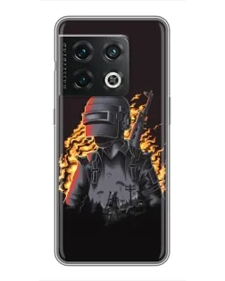 Чохол для OnePlus 10 Pro з картинкою «PUBG — вогняний силует» Чохол для OnePlus 10 Pro з картинкою «PUBG — вогняний силует»