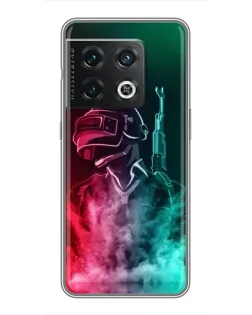 Чохол для OnePlus 10 Pro з картинкою «PUBG — вогняний воїн» Чохол для OnePlus 10 Pro з картинкою «PUBG — вогняний воїн»