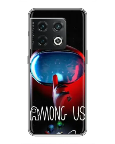 Чохол для OnePlus 10 Pro з картинкою «Червоний імпостер — макро» Чохол для OnePlus 10 Pro з картинкою «Червоний імпостер — макро»