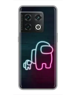 Чохол для OnePlus 10 Pro з картинкою «Among Us неон-арт»