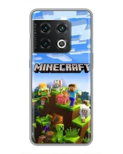Чохол для OnePlus 10 Pro з картинкою «Minecraft класичний світ»