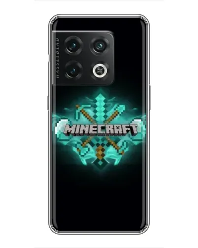 Чохол для OnePlus 10 Pro з картинкою «Minecraft Diamond лого» Чохол для OnePlus 10 Pro з картинкою «Minecraft Diamond лого»