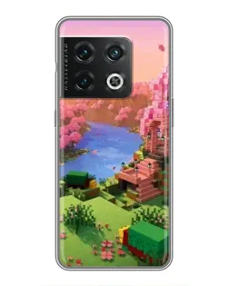 Чохол для OnePlus 10 Pro з картинкою «Рожеве дерево Minecraft»