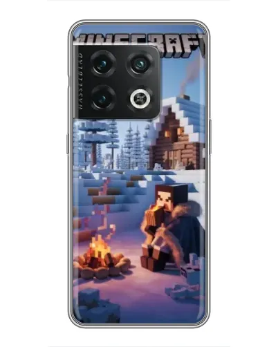 Чохол для OnePlus 10 Pro з картинкою «Зимовий Minecraft» Чохол для OnePlus 10 Pro з картинкою «Зимовий Minecraft»