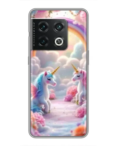 Чохол для OnePlus 10 Pro з картинкою «Веселка і єдинороги» Чохол для OnePlus 10 Pro з картинкою «Веселка і єдинороги»