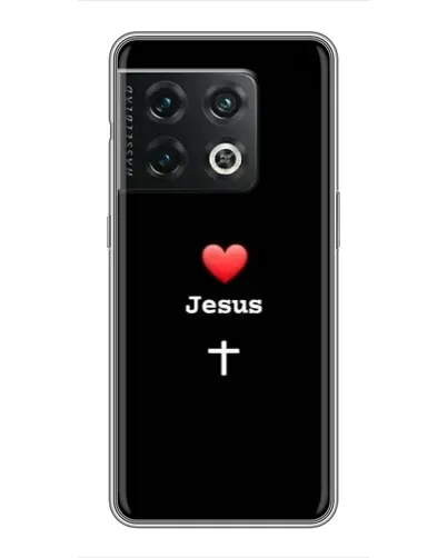 Чохол для OnePlus 10 Pro з картинкою «Серце - Jesus» Чохол для OnePlus 10 Pro з картинкою «Серце - Jesus»