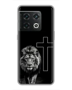 Чохол для OnePlus 10 Pro з картинкою «Лев та Хрест» Чохол для OnePlus 10 Pro з картинкою «Лев та Хрест»