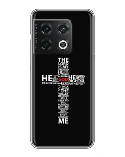 Чехол для OnePlus 10 Pro с картинкой «Текстовый крест» Чехол для OnePlus 10 Pro с картинкой «Текстовый крест»