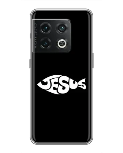 Чехол для OnePlus 10 Pro с картинкой «Рыба Jesus» Чехол для OnePlus 10 Pro с картинкой «Рыба Jesus»