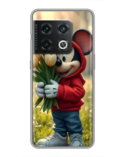 Чохол для OnePlus 10 Pro з картинкою «Міккі з тюльпанами» Чохол для OnePlus 10 Pro з картинкою «Міккі з тюльпанами»
