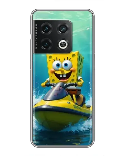 Чехол для OnePlus 10 Pro с картинкой «Спанч Боб на гидроцикле» Чехол для OnePlus 10 Pro с картинкой «Спанч Боб на гидроцикле»