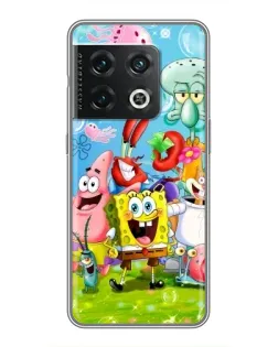 Чехол для OnePlus 10 Pro с картинкой «Губка Боб и друзья»