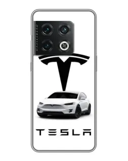 Чохол для OnePlus 10 Pro з картинкою «Tesla White Style»