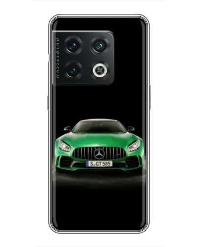 Чохол для OnePlus 10 Pro з картинкою «Mercedes — неоновий лого»