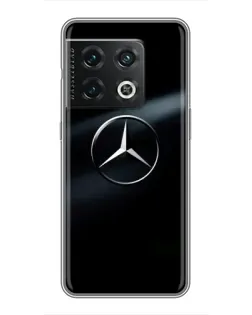 Чехол для OnePlus 10 Pro с картинкой «Mercedes на металле» Чехол для OnePlus 10 Pro с картинкой «Mercedes на металле»