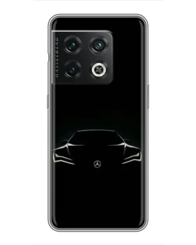 Чехол для OnePlus 10 Pro с картинкой «Mercedes — силуэт авто» Чехол для OnePlus 10 Pro с картинкой «Mercedes — силуэт авто»
