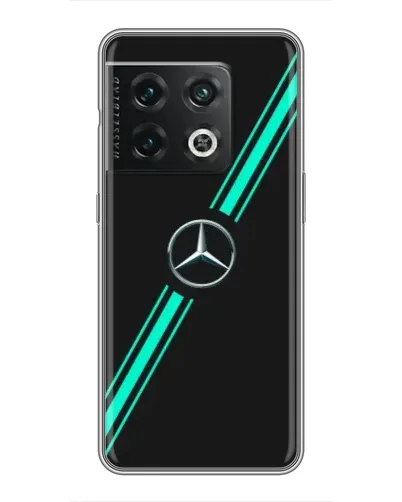Чехол для OnePlus 10 Pro с картинкой «Спортивные линии Mercedes» Чехол для OnePlus 10 Pro с картинкой «Спортивные линии Mercedes»