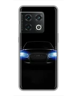Чохол для OnePlus 10 Pro з картинкою «Audi в неоні»
