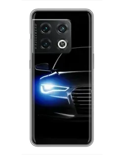 Чохол для OnePlus 10 Pro з картинкою «Неоновий погляд Audi»