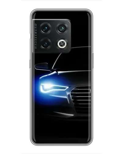Чохол для OnePlus 10 Pro з картинкою «Неоновий погляд Audi»