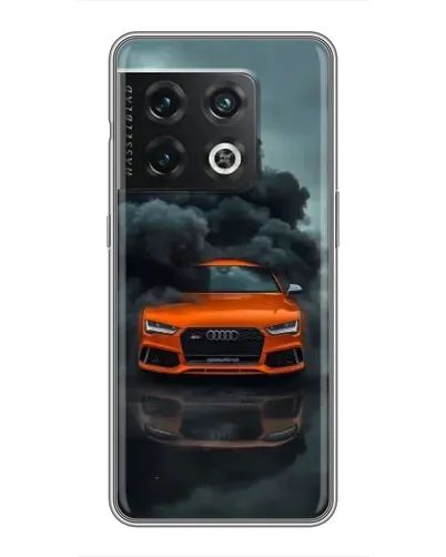 Чохол для OnePlus 10 Pro з картинкою «Audi у хмарах диму»