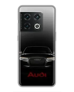 Чохол для OnePlus 10 Pro з картинкою «Audi — градієнтний контур»