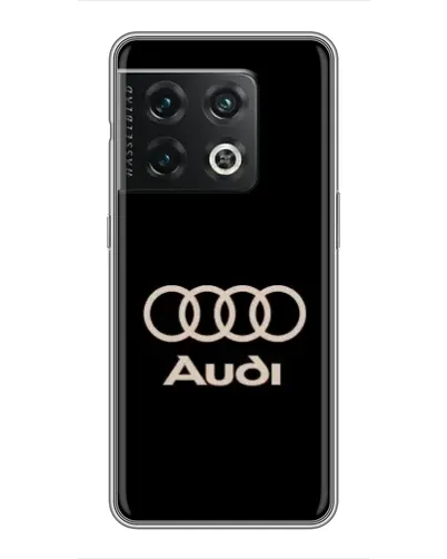 Чохол для OnePlus 10 Pro з картинкою «Audi — золотий логотип»