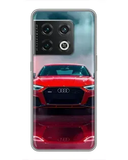 Чохол для OnePlus 10 Pro з картинкою «Audi RS — червоний стиль»